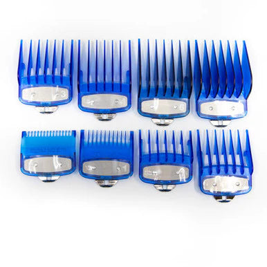 Neon Blue Premium Clipper Guards